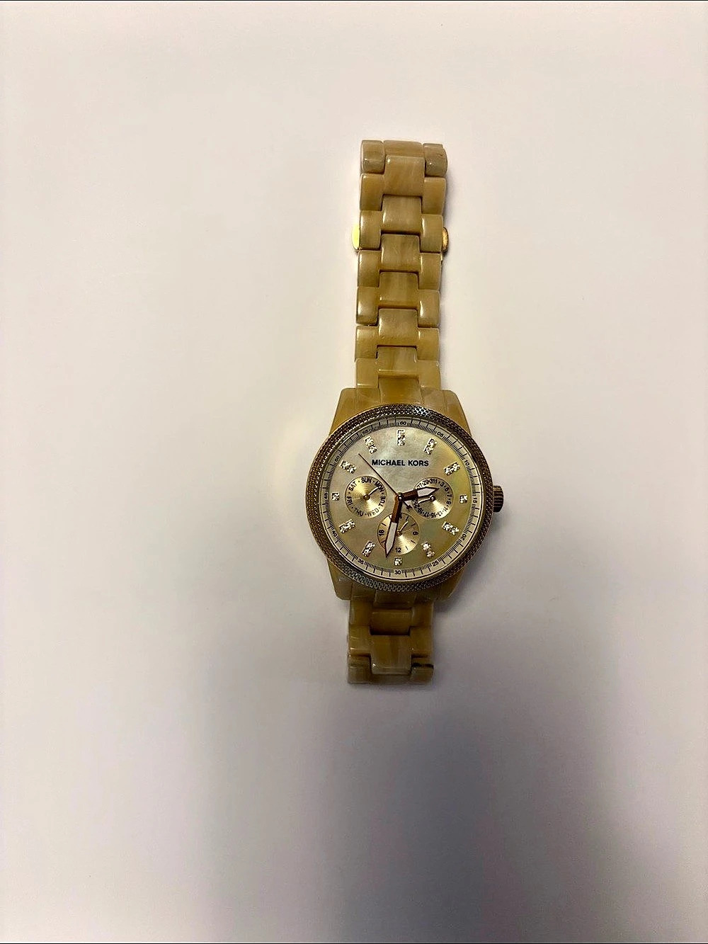 Michael Kors Runway Chronograph Tortoise Watch MK5659